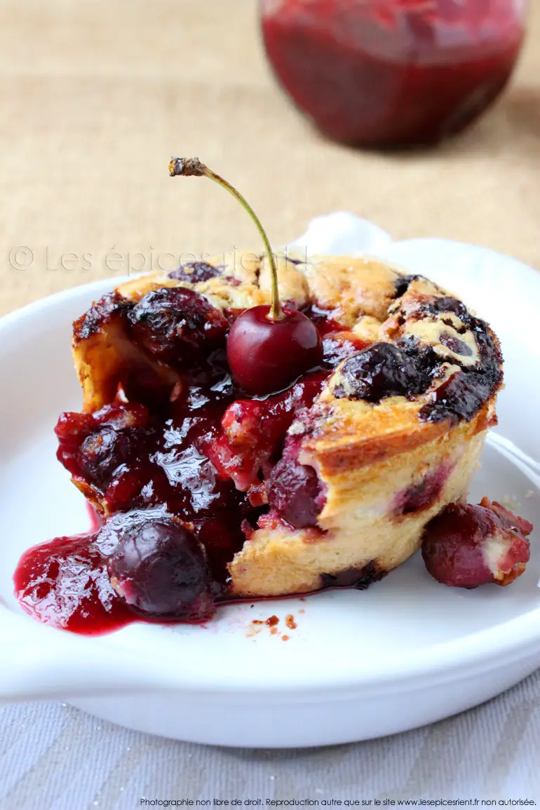 Clafoutis Individuels Aux Cerises Et Au Lait D'amande | Les épices Rient