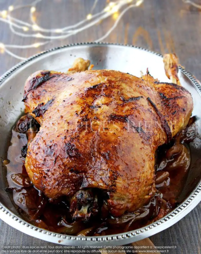 Canette fermière au four, sauce velours aux cerises noires et cannelle