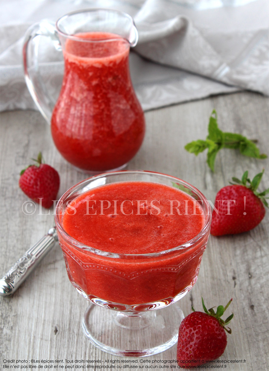 Coulis de fraises maison au Thermomix