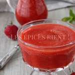 Coulis de fraises maison au Thermomix