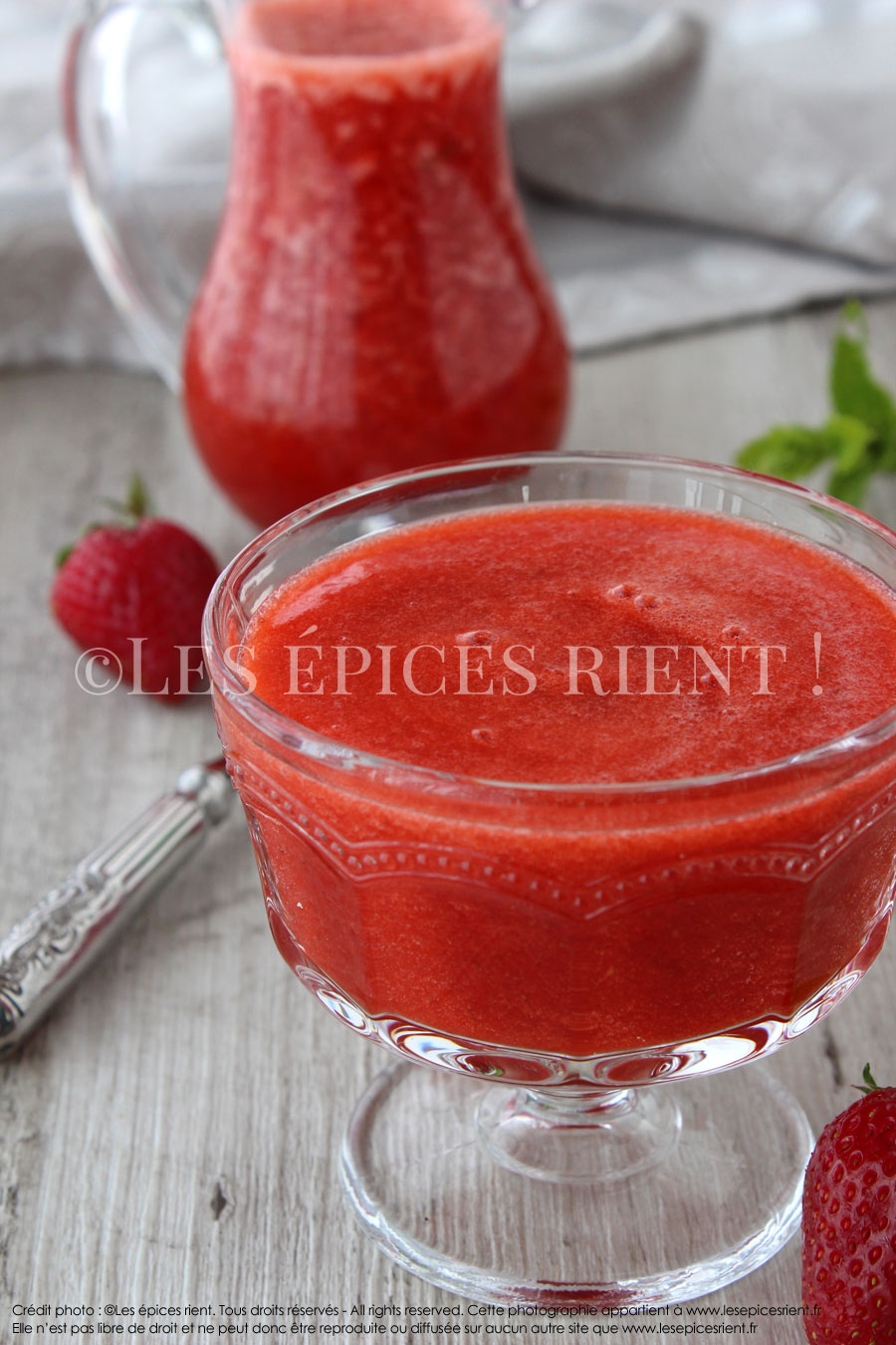 Coulis de fraises maison au Thermomix